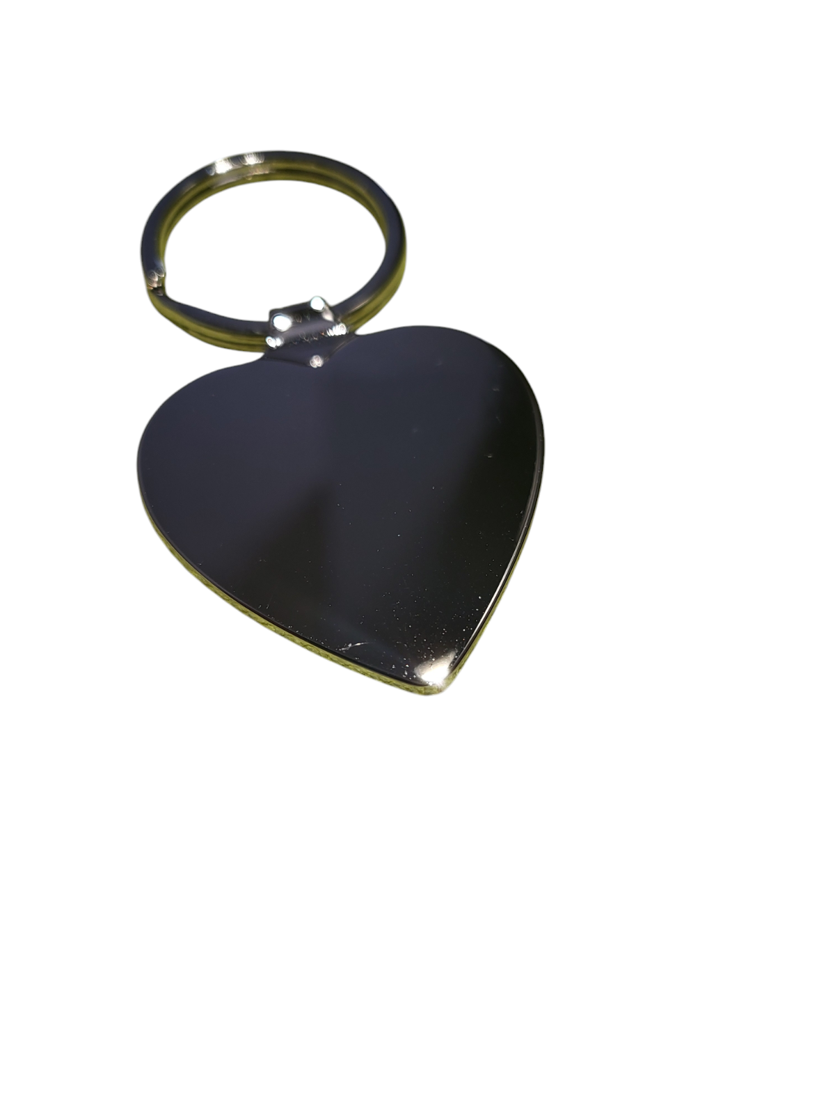 Heart Shape-Stainless Steel - Personalize with Photo-Optional Engraving Keychain