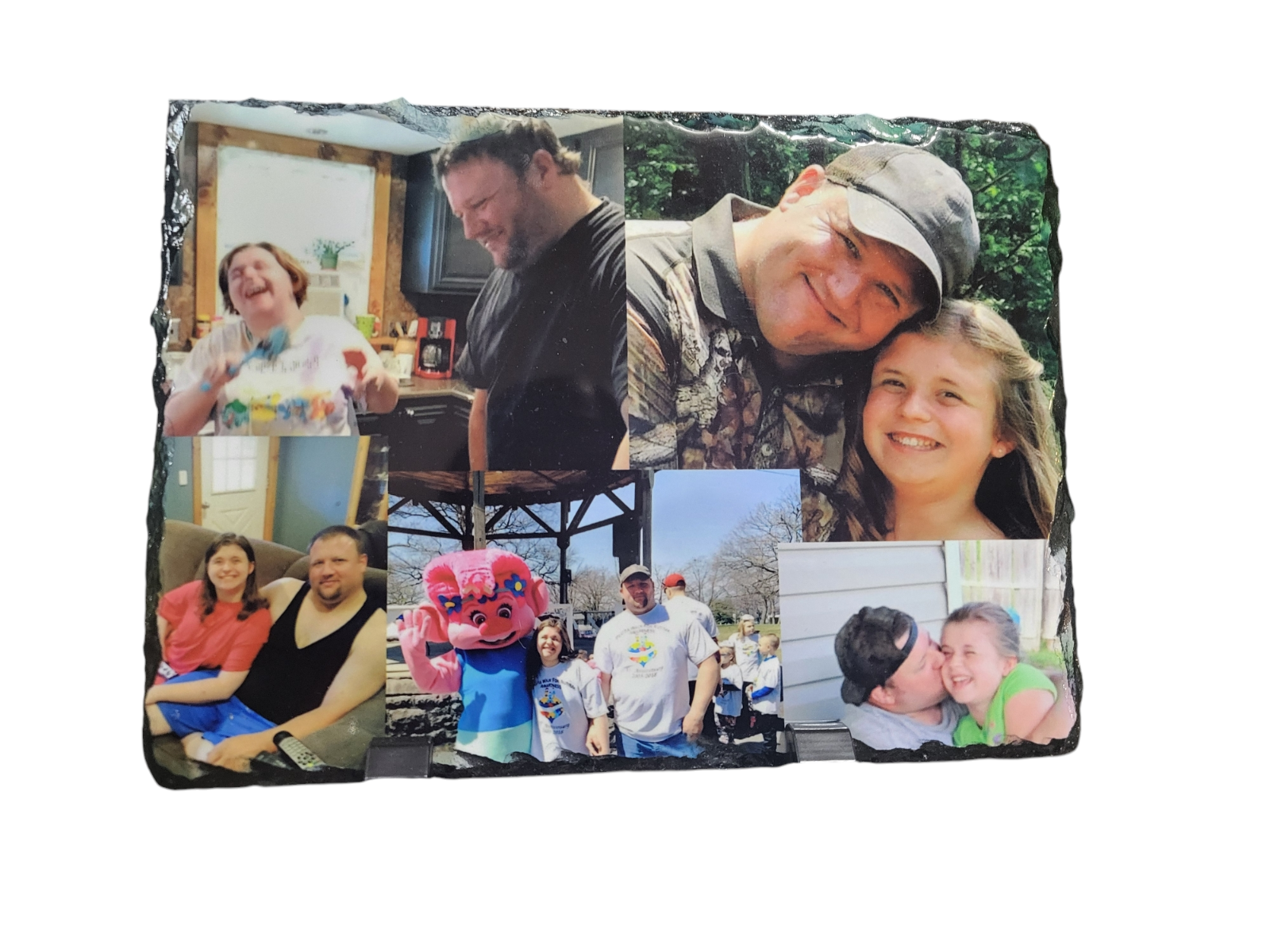 Personalized Photo Rock Slate Customized Picture on Rock 7.7” X 5.7”