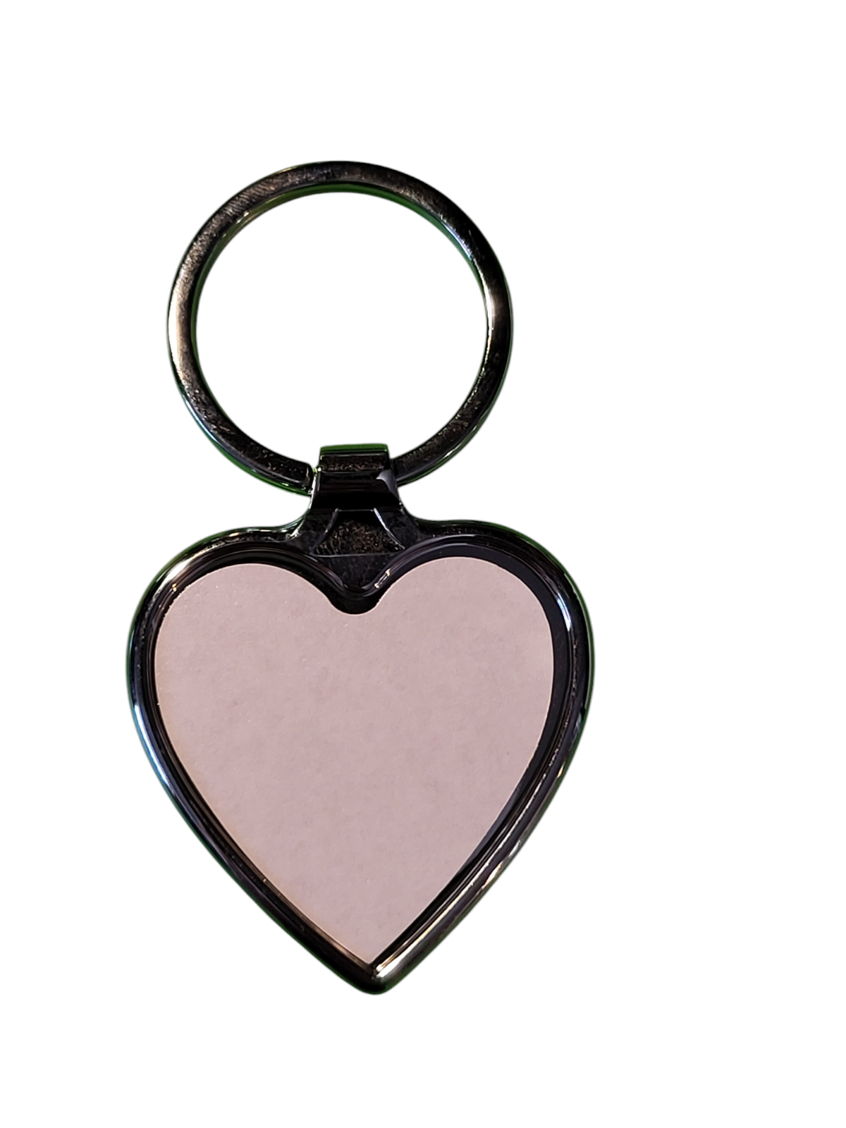 Heart Shape-Stainless Steel - Personalize with Photo-Optional Engraving Keychain